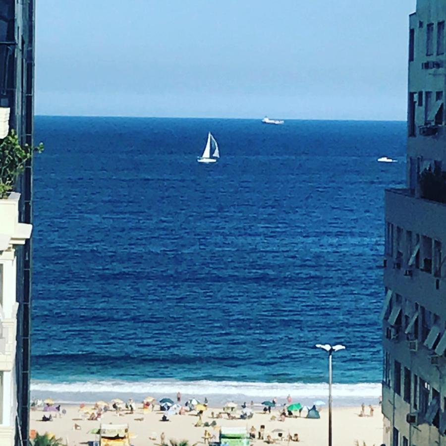 Apartamento Copacabana, Vista Para O Mar E Com Garagem Rio de Janeiro Exteriör bild